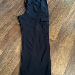 PINK Victoria's Secret Black Wide Leg Pants